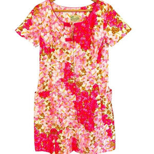 Diamondhead vintage  60’s 70’s bright shift mini dress- great brand size M